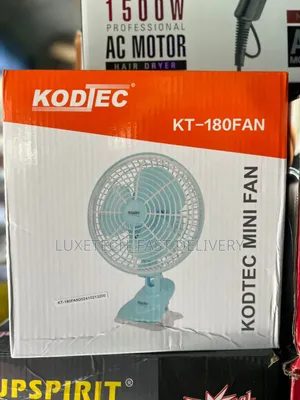 Kodtec Mini Clip-on Fan - Corded Electric Mini Fan