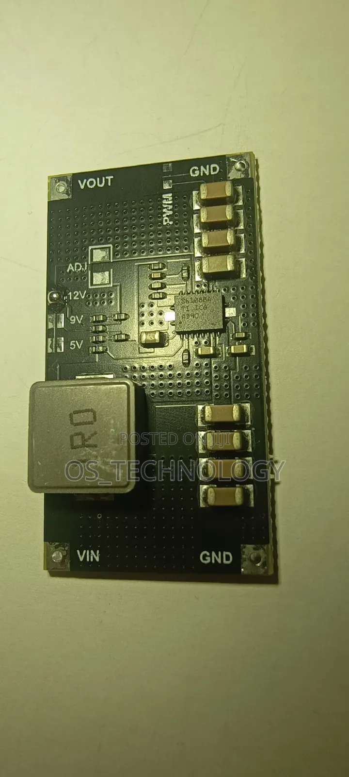 Boost Voltage Regulator Step Up 6a,Input 2.7v-10v To 12v,9v,12v Adjust