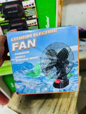 Portable Lithium Electric Fan (Rechargeable Cordless Fan)