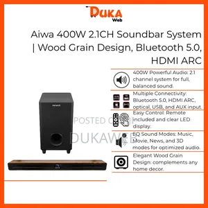 Aiwa 400w 2.1ch Soundbar System