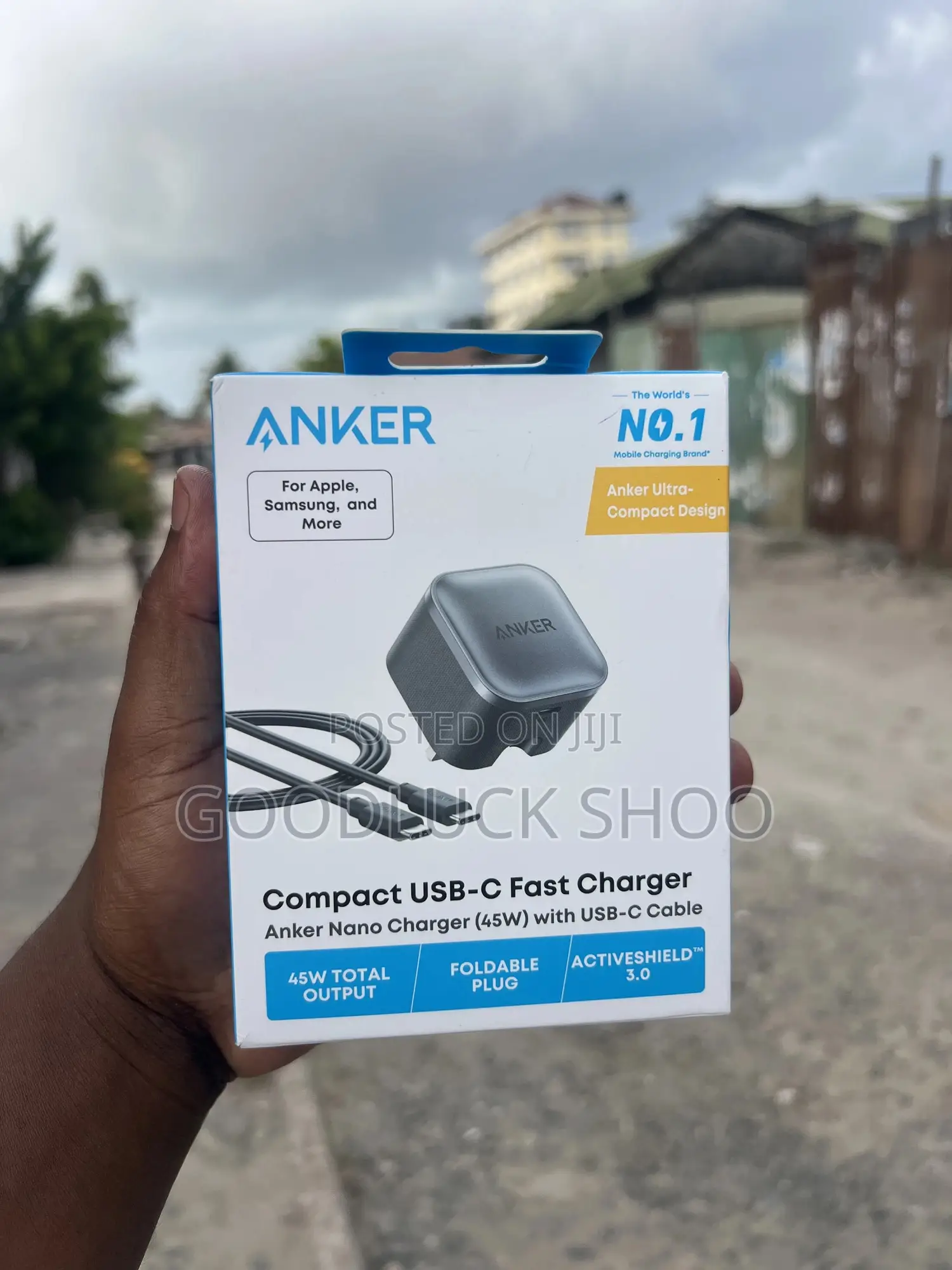 Anker Nano Charger (45w) With Usb-c Cable