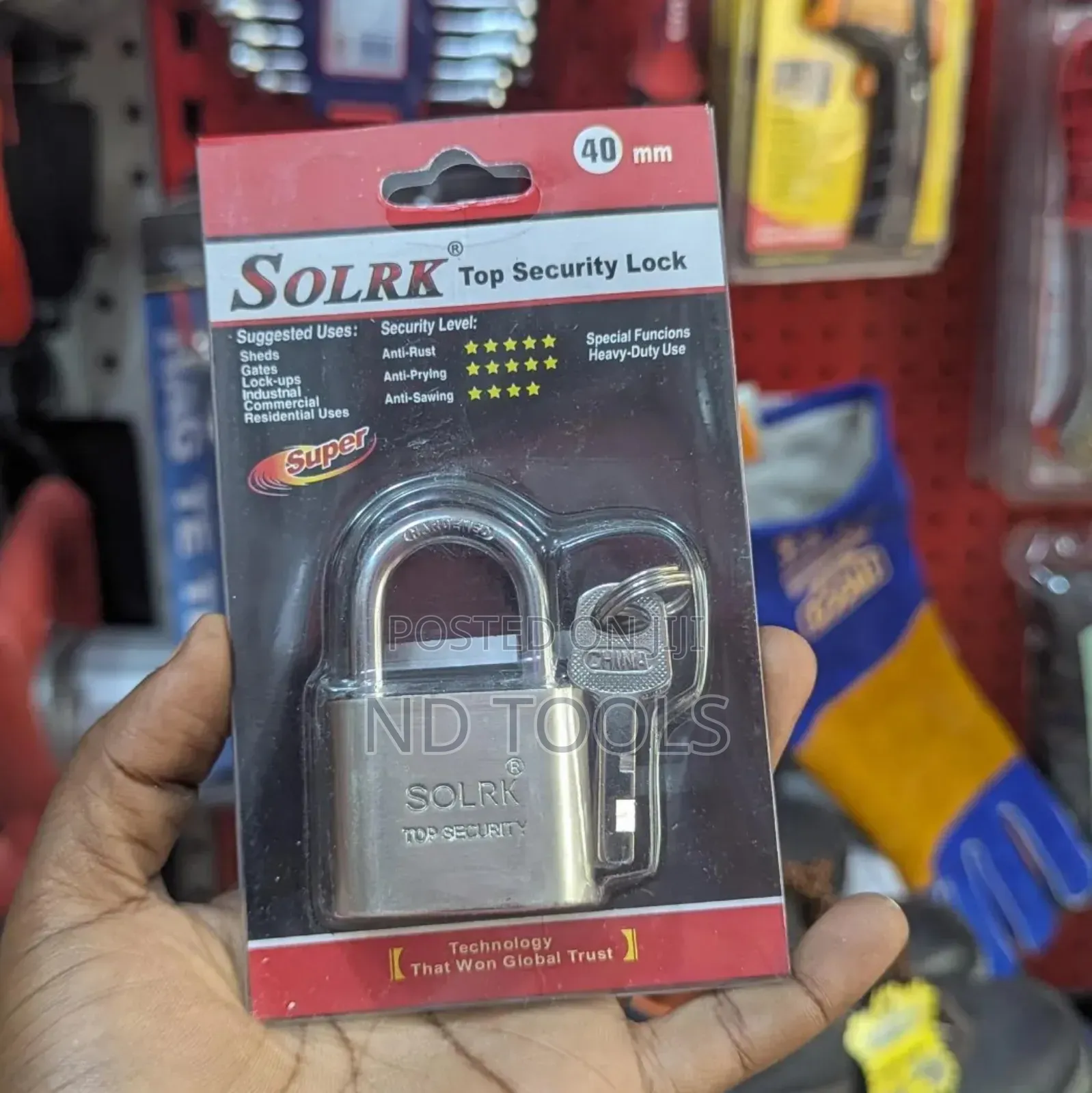 Padlock 40mm Solrk