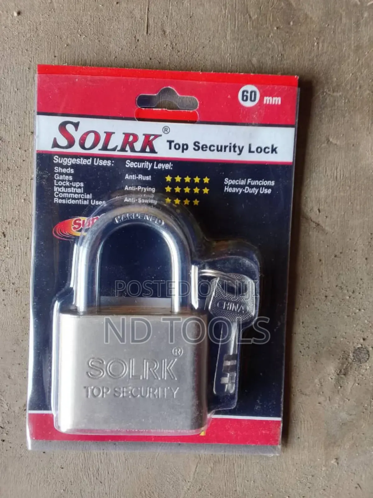 Padlocks 60mm Solrk