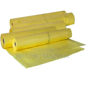 Yellow Polythene Greenhouse