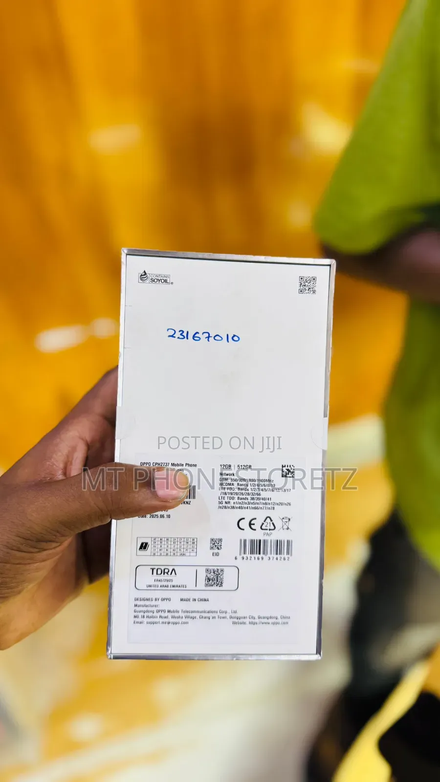 New Oppo Reno14 512 GB Blue