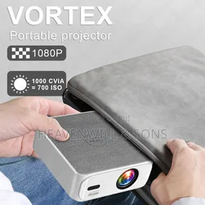 Outdoor Android 14 Smart Projector 600 Ansi Lumens= 1500 Led Lumens