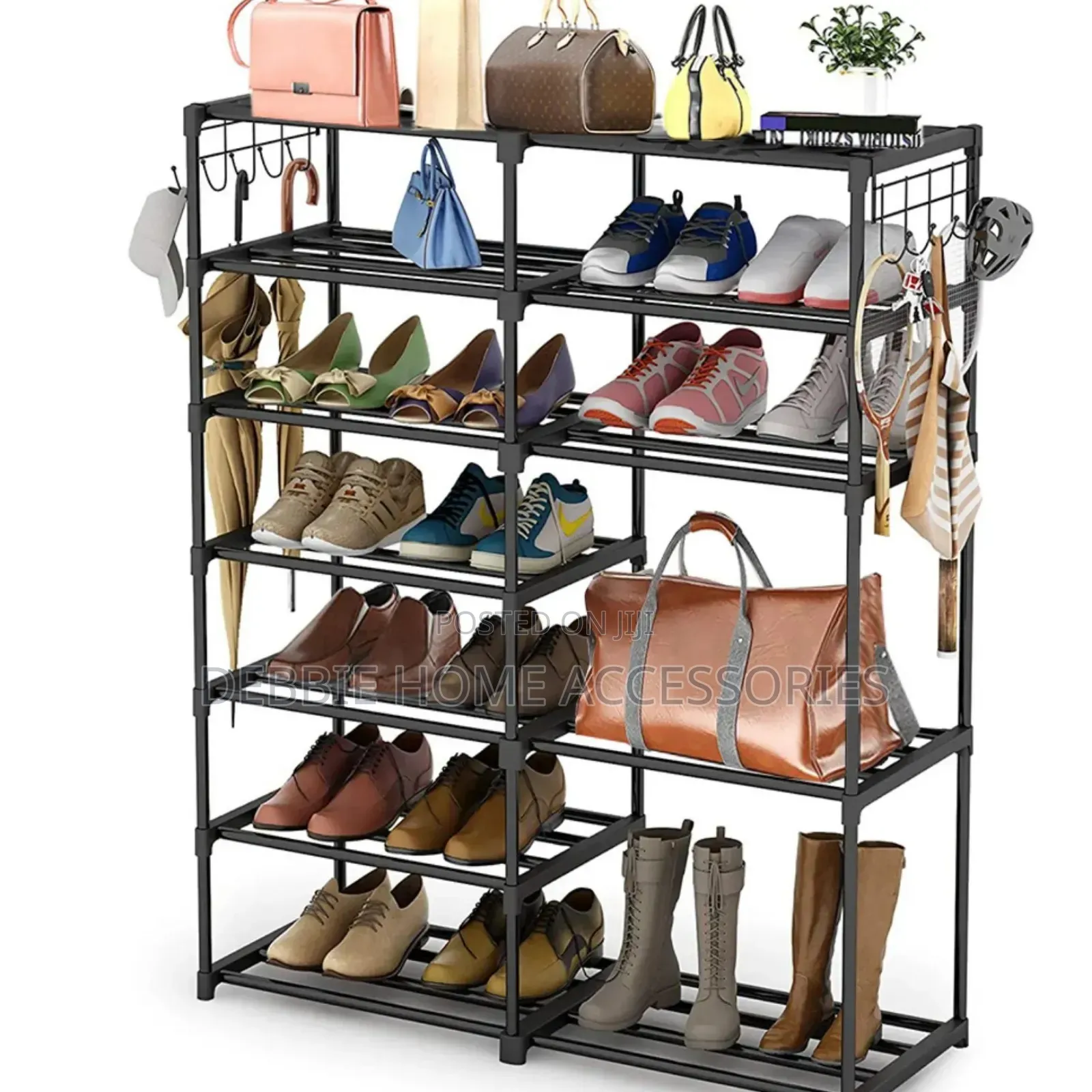 Basstop 8-tier Stackable Shoe Rack.