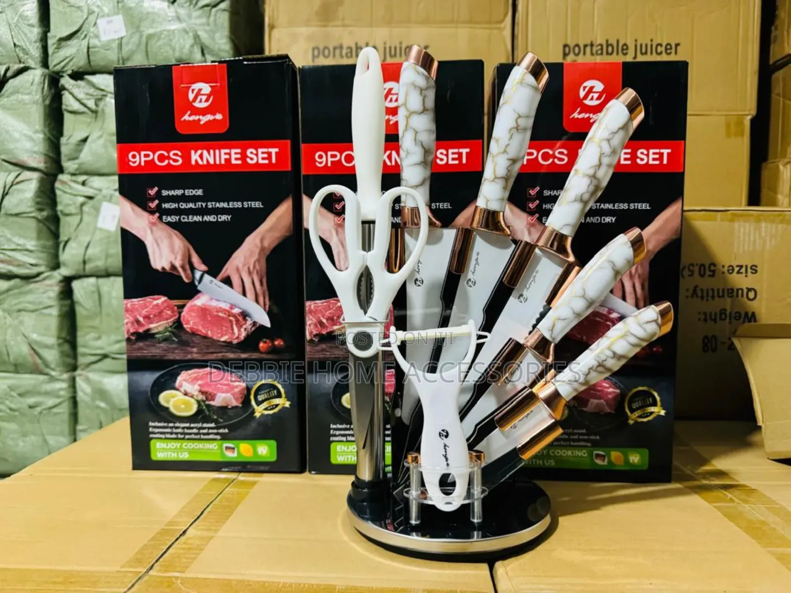 Hengzi 9-Piece Kitchen Knife Set