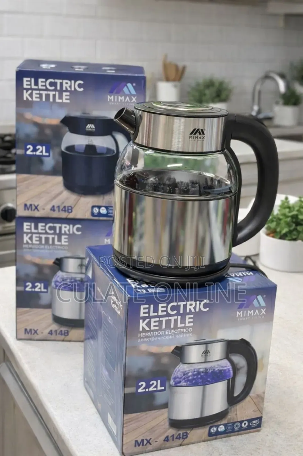 2.2ltrs Mimax Electric Water Kettle (Mx-4148)