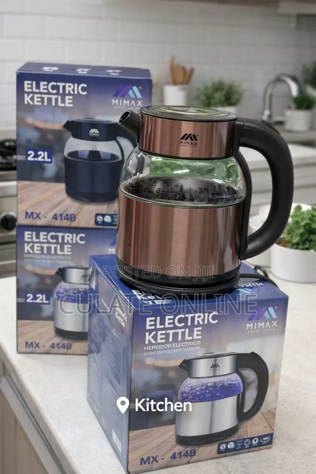 2.2ltrs Mimax Electric Water Kettle (Mx-4148)