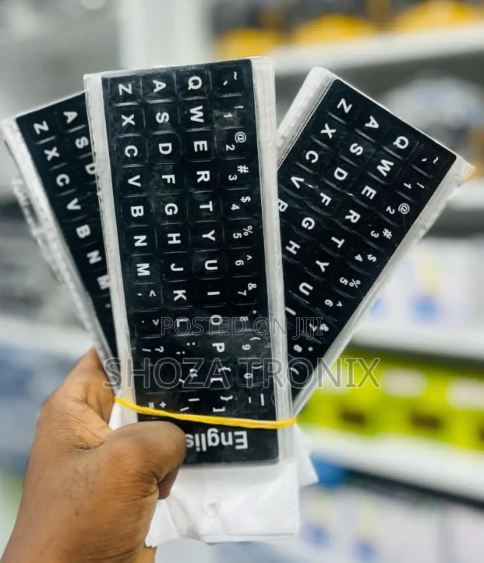 English Keyboard Stickers