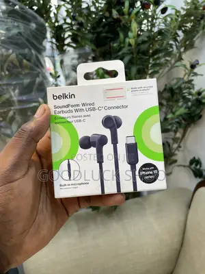 Belkin Soundform Wired Earbuds With Usb C Connector