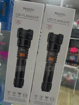 Yesido Tc10 Rechargeable Led Flashlight Torch
