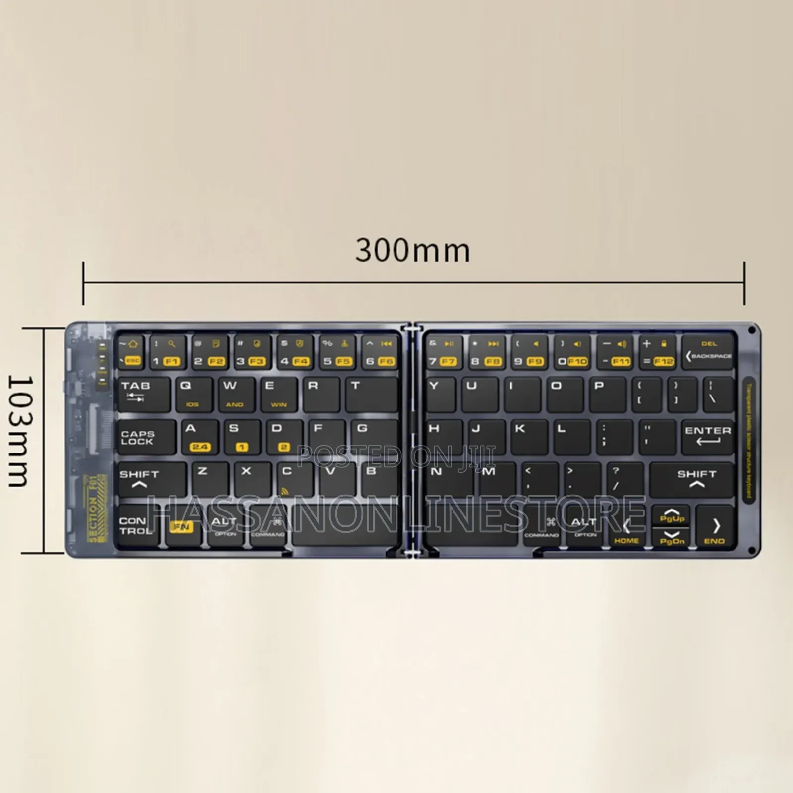 Ultra-Thin Folding Wireless Keyboard