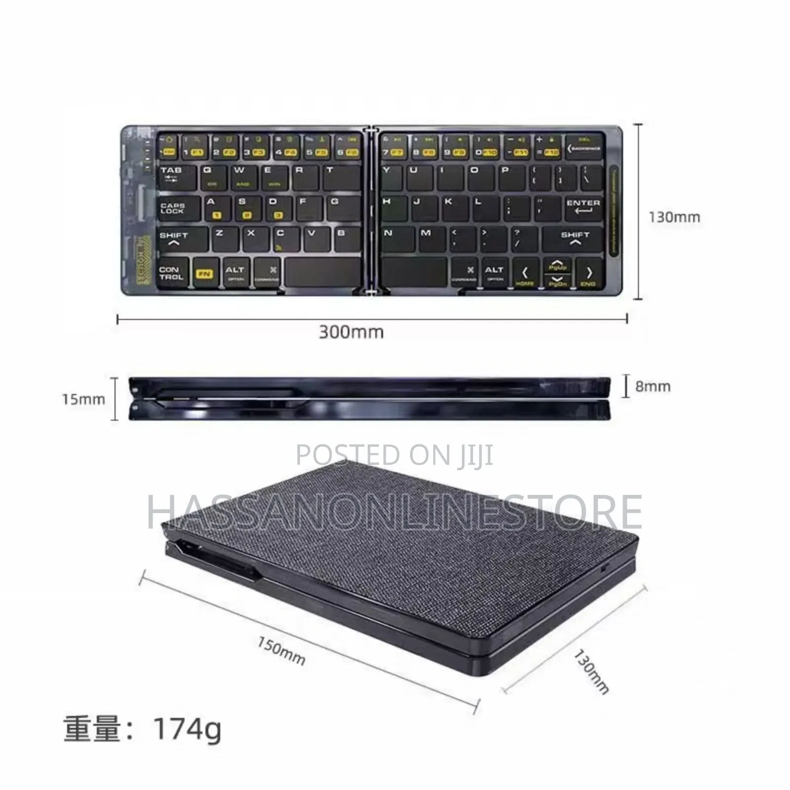 Ultra-Thin Folding Wireless Keyboard