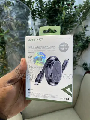 Acefast Dual Side Retraction Type C to Type C Fast Charging Data Cable