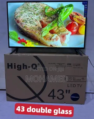  High-Q 43” Led Tv (Double Glass) – Picha Kali, Muonekano Wa Kisasa!