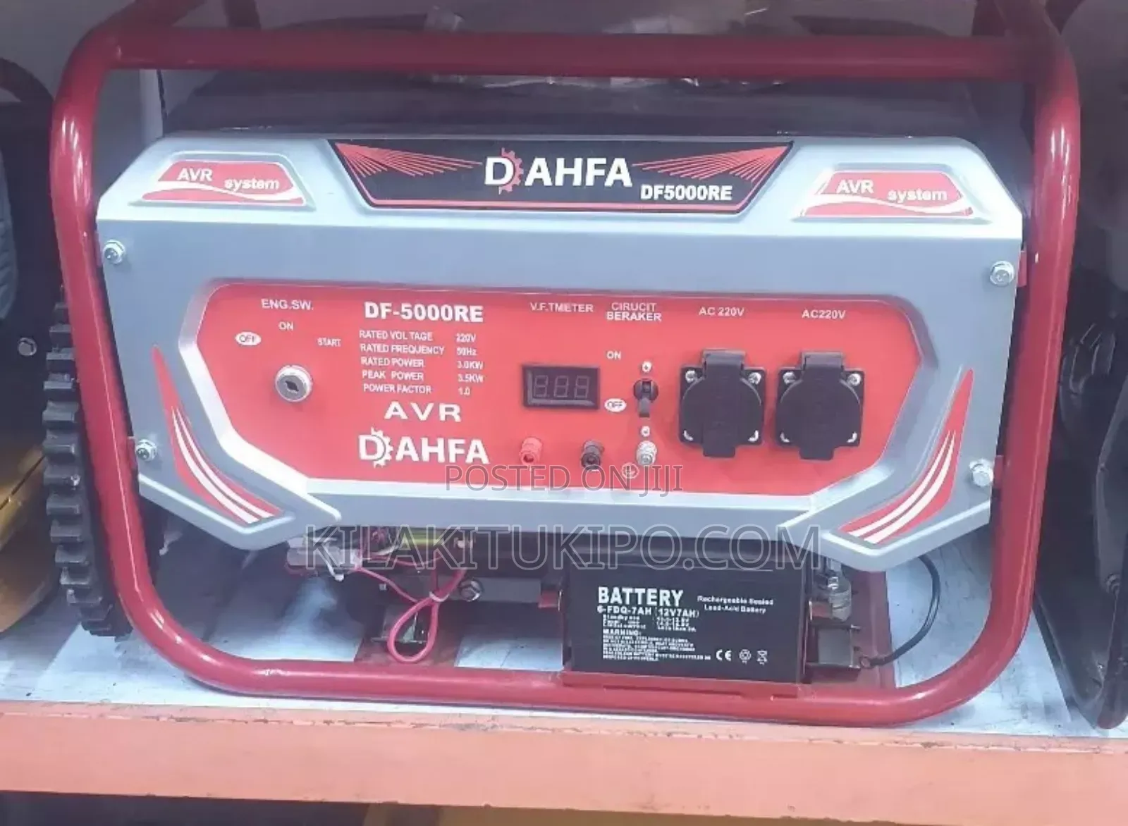 3500w Dahfa Gasoline Generator Df5000re