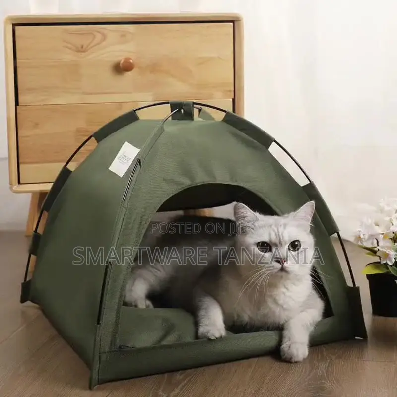Cozy Pet Tent Bed for Cats Indoor Hideaway With Ventilation Mesh