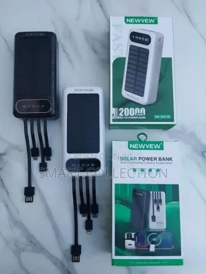 20,000mah Solar Powered Power Bank Nv-D0139