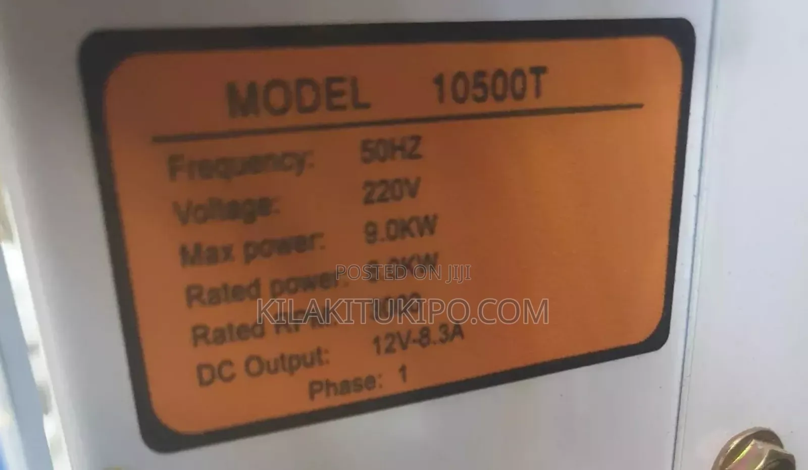 10500t Silent Generator Japan Power 9.0kw