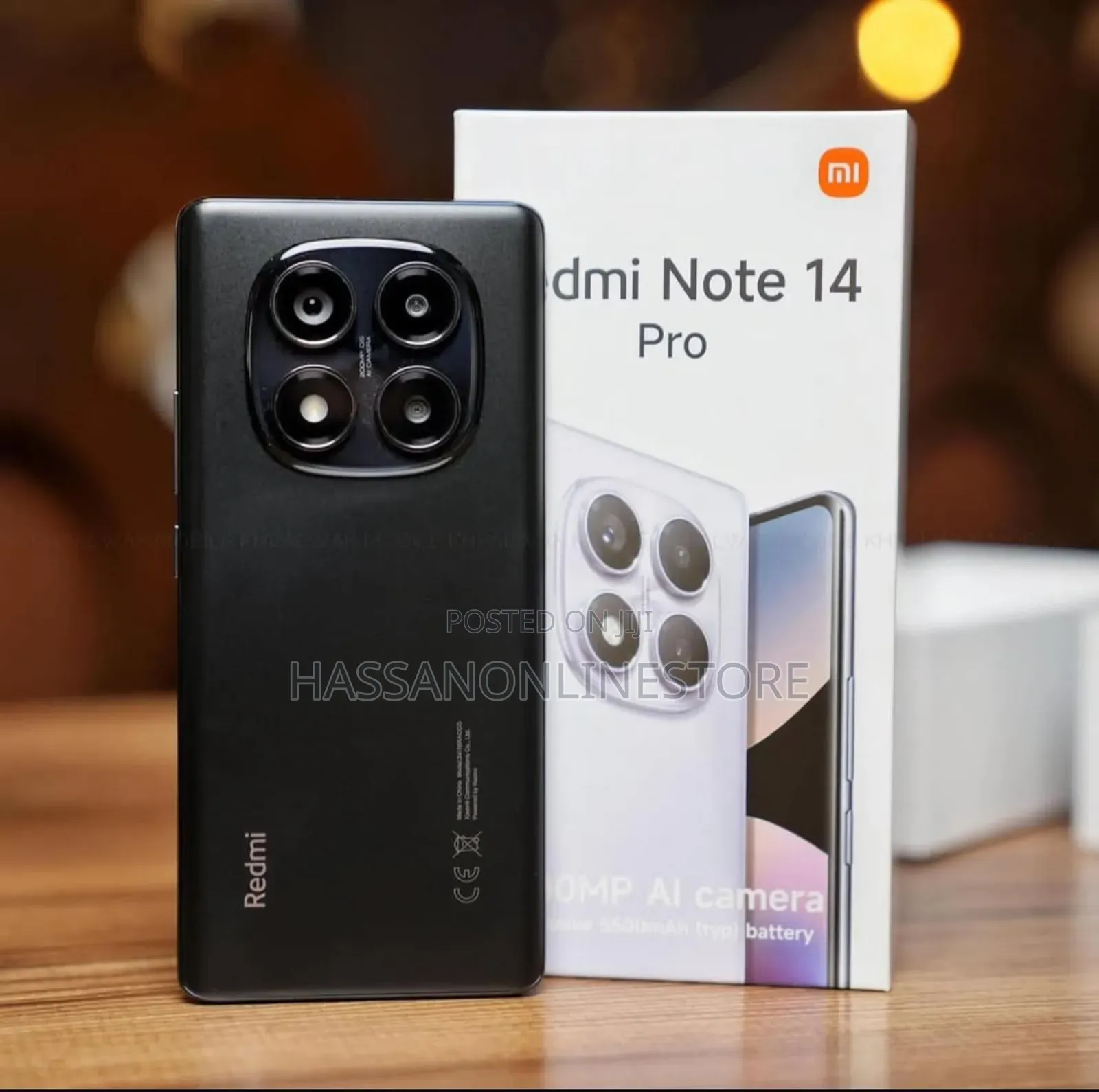 New Xiaomi Redmi Note 14 Pro 256 GB Black