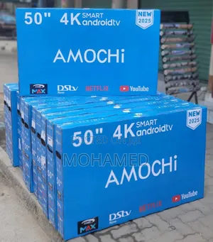  Amochi 50” Smart Android Tv – New 2025