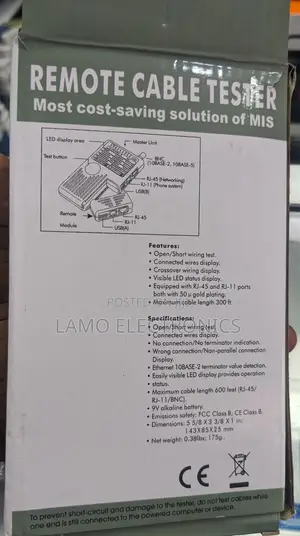 Remote Cable Tester