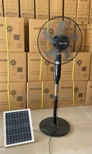 Solar Fan With a Panel