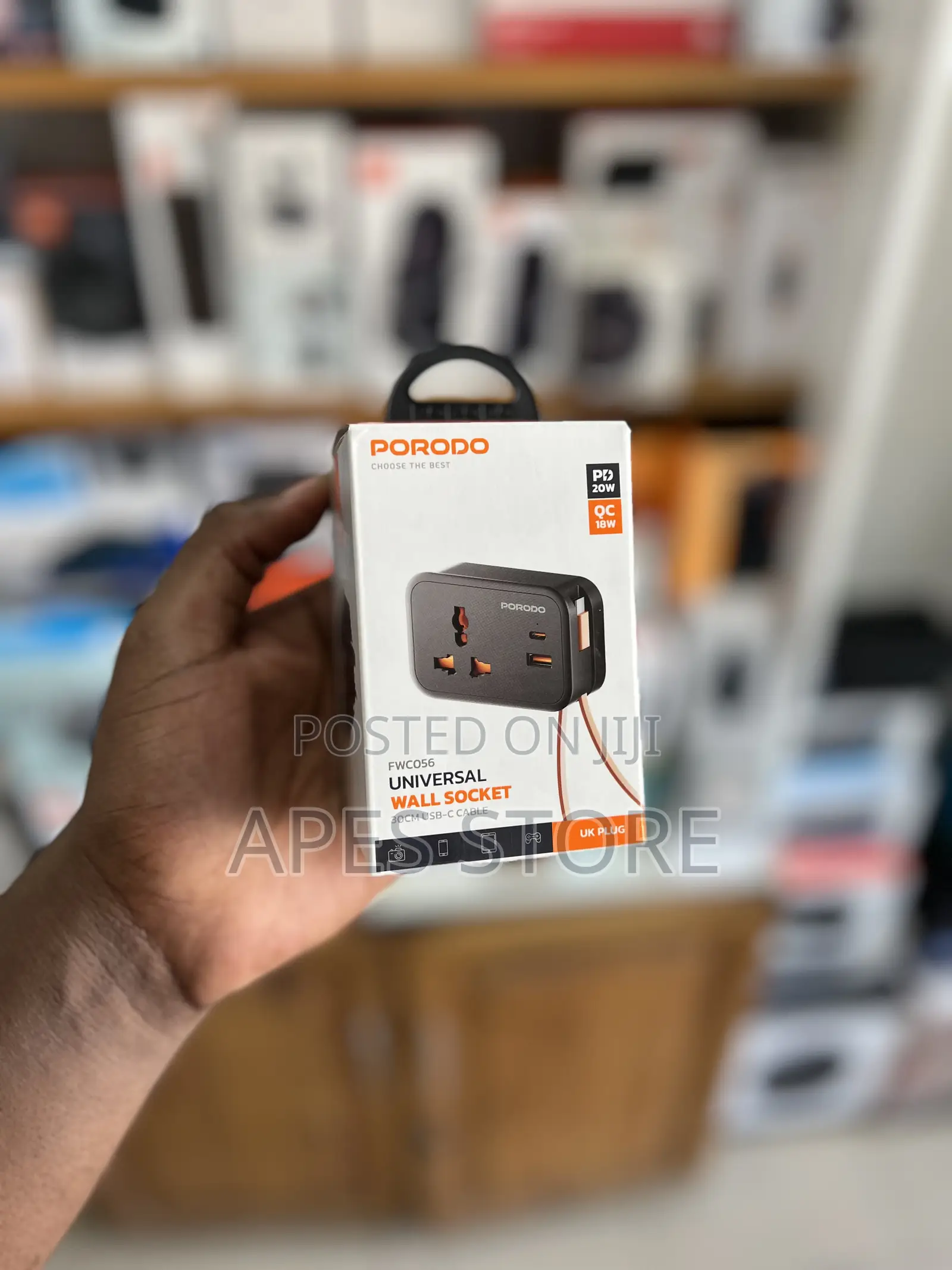 Porodo Universal Wall Socket
