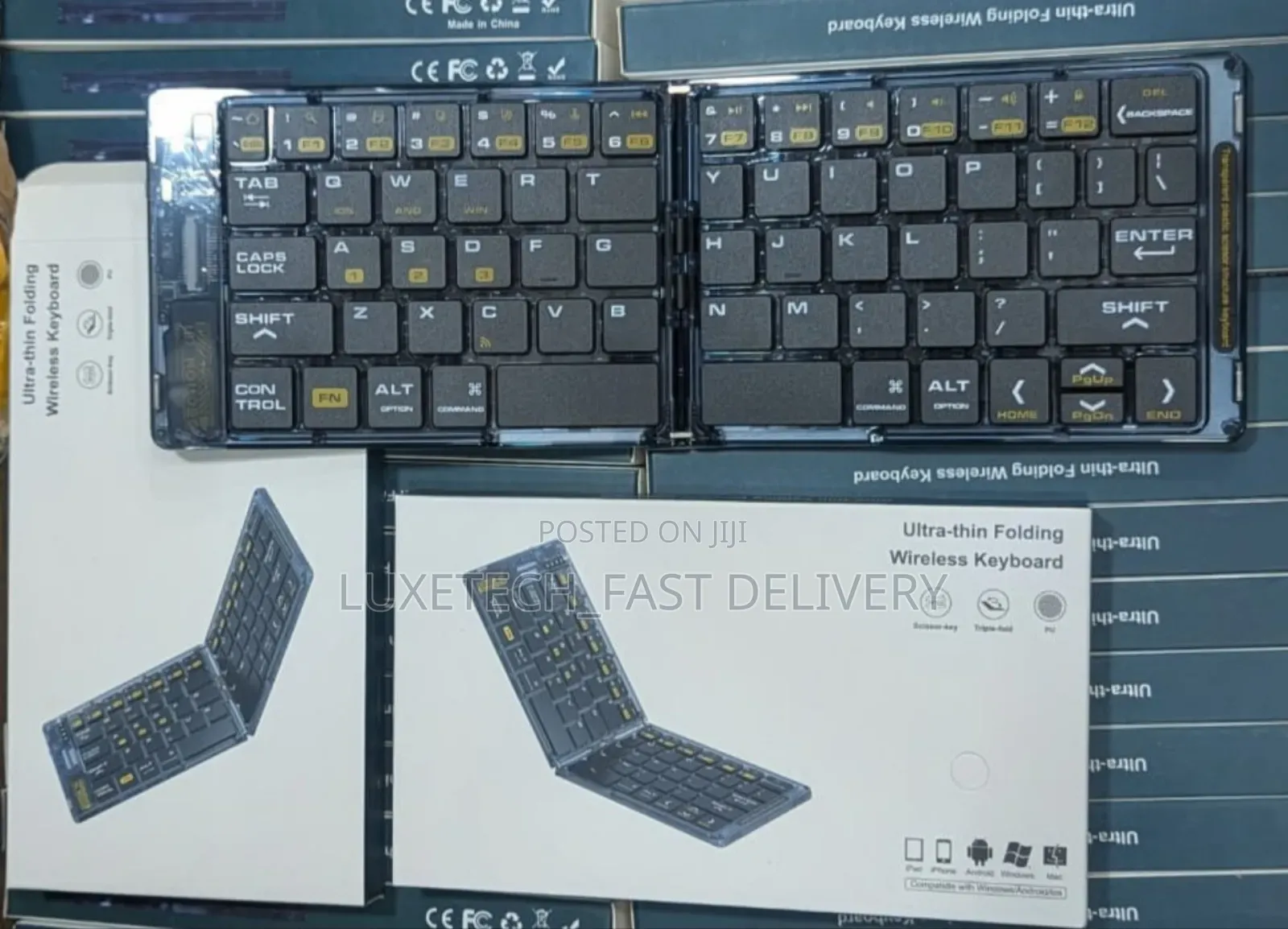 Ultra-Thin Folding Wireless Mini Keyboard