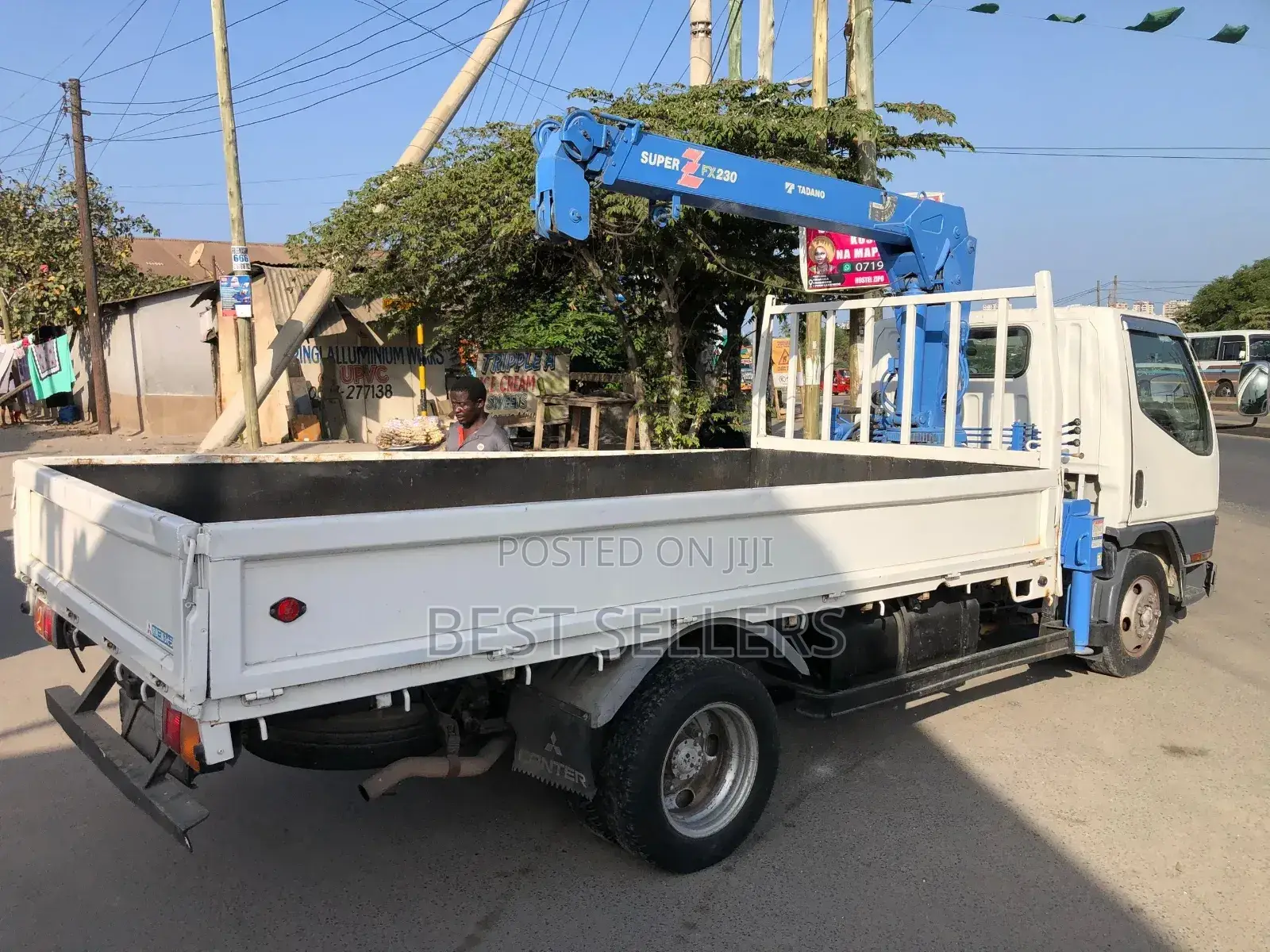 Mitsubishi Canter Crane 4d35 1994 White