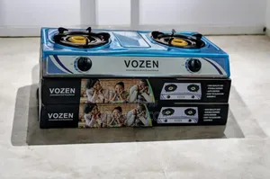 A Vozen 2-Burner Gas Stove.