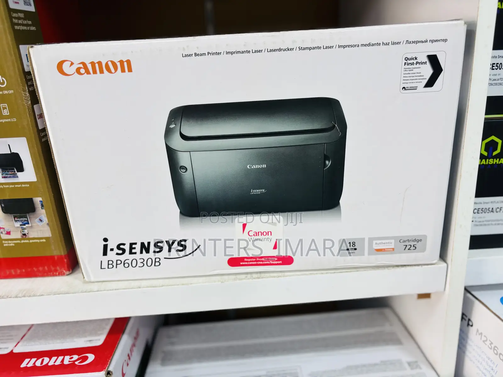 Canon I-Sensys Lbp6030b — Compact Mono Laser Printer