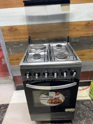 Gas Cooker Stove Umeme 1 Gas 3 Na Oven Yake Clean Sana Na Bei Nzuri