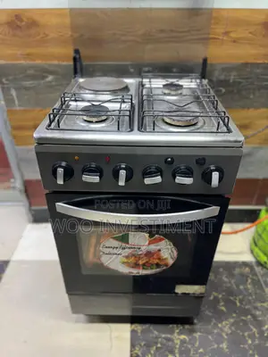 Gas Cooker Stove Umeme 1 Gas 3 Na Oven Yake Clean Sana Na Bei Nzuri