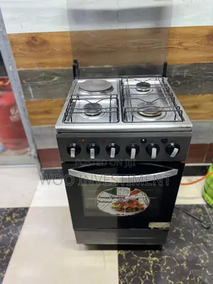 Gas Cooker Stove Umeme 1 Gas 3 Na Oven Yake Clean Sana Na Bei Nzuri