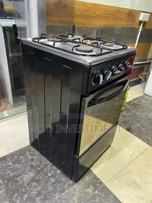Gas Cooker Stove Umeme 1 Gas 3 Na Oven Yake Clean Sana Na Bei Nzuri