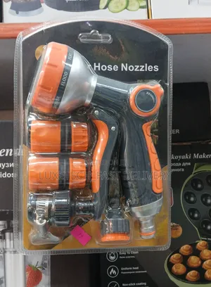 Multi-Pattern Garden Hose Nozzle Sprayer Set