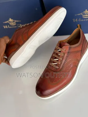 Men's Leather Shoes Exclusively Robust