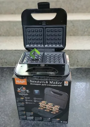 Raf Sandwich Maker Waffles Grill 10 in 1 Interchangeable Plates