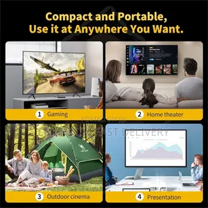 Hcs350 Pro 2-in-1 Smart Projector and Game Console