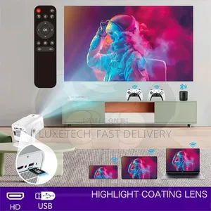 Hcs350 Pro 2-in-1 Gaming Projector System With 2 Wireless Controllers