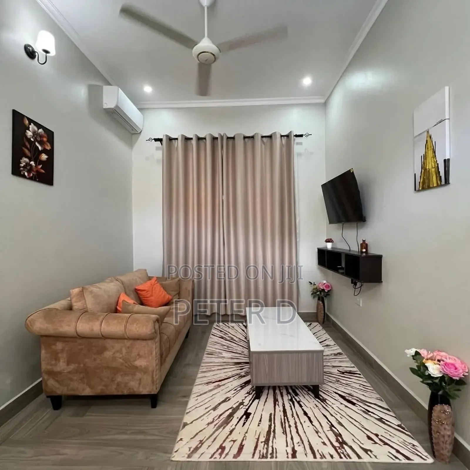 Furnished 1bdrm Apartment in Mikocheni for rent