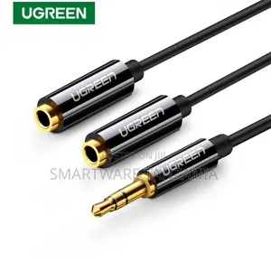 Ugreen 3.5mm Headphone Splitter Aux Y Cable Male To 2 Female Adapter