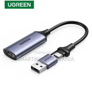 Ugreen Hdmi Capture Card To Usb-a/C 1080p Video Audio Recording