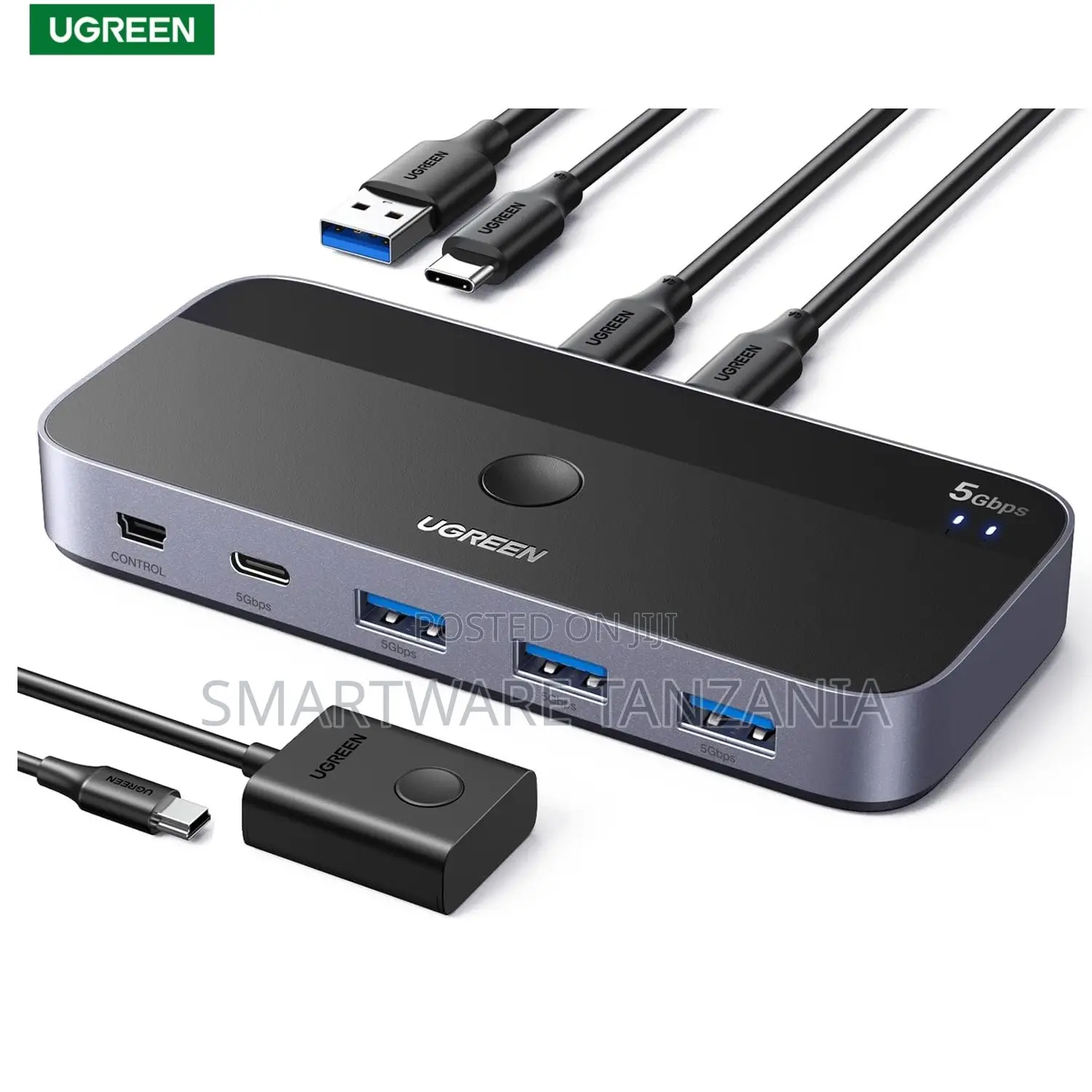Ugreen Usb Switch 2 Pc Share 4 Usb Ports Selector Keyboard Mouse a/C
