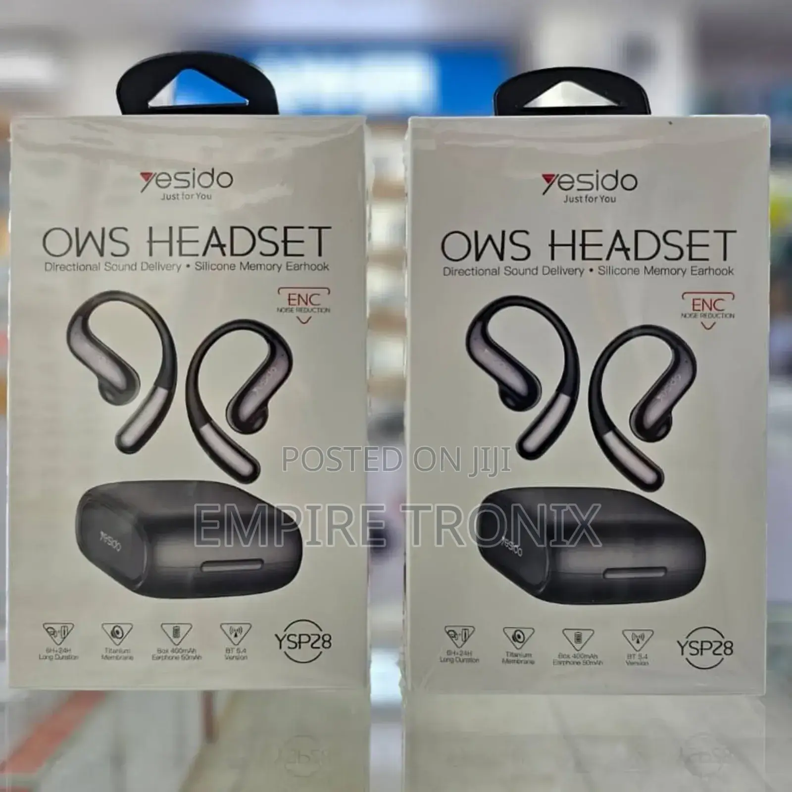 Yesido Ysp28 Bt5.4 Enc Open-Ear Sports Headphones