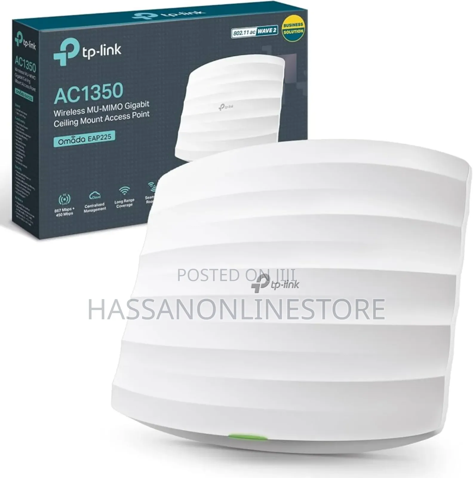Tp-Link Eap225 Ac1350 Mu-Mimo Gigabit Ceiling Mount Access Point