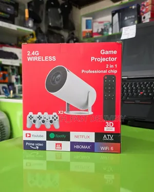 Professional Chip 2-in-1 Smart Projector With Built-in Retro Games